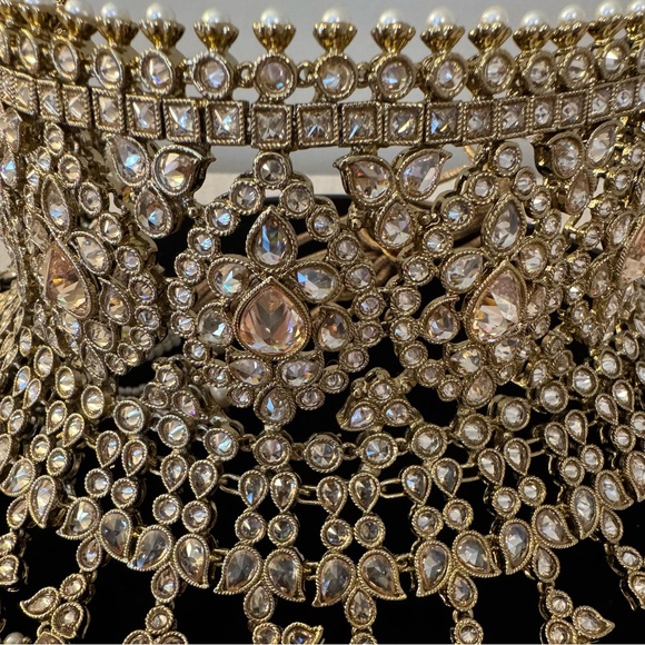 NWT Kundan Stone Choker Necklace - Picture 6 of 8